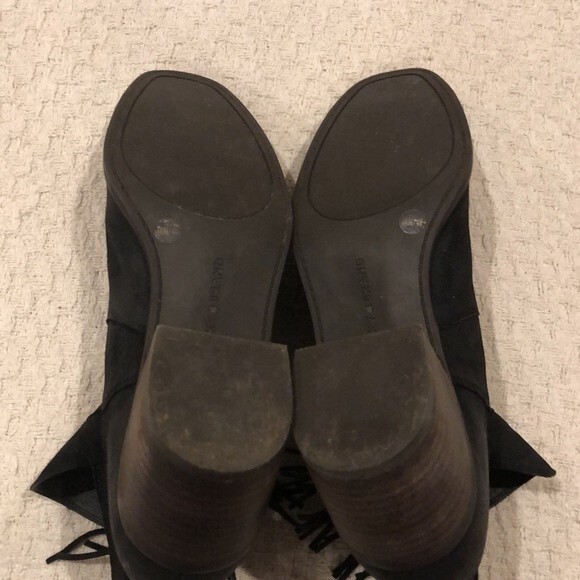 Lucky Brand Makenna Fringe Booties Size 10M - Picture 5 of 7